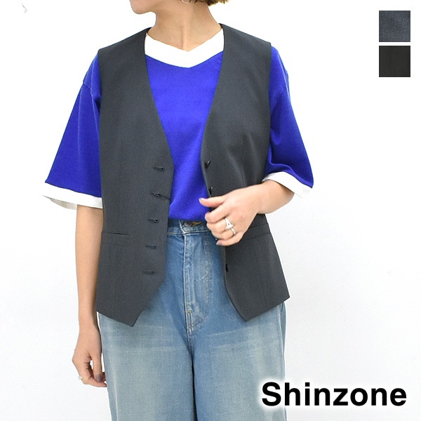 25Summer】THE SHINZONE シンゾーン SUMMER GABADINE GILET サマー