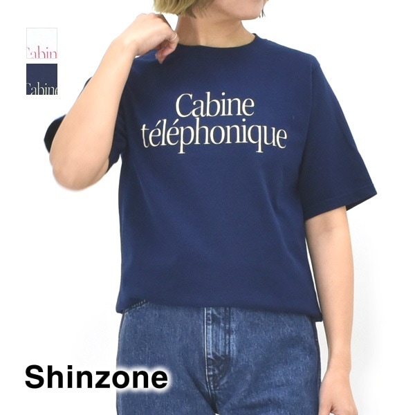 THE SHINZONE シンゾーン CABINE TELEPHONIQUE TEE プリント半袖T