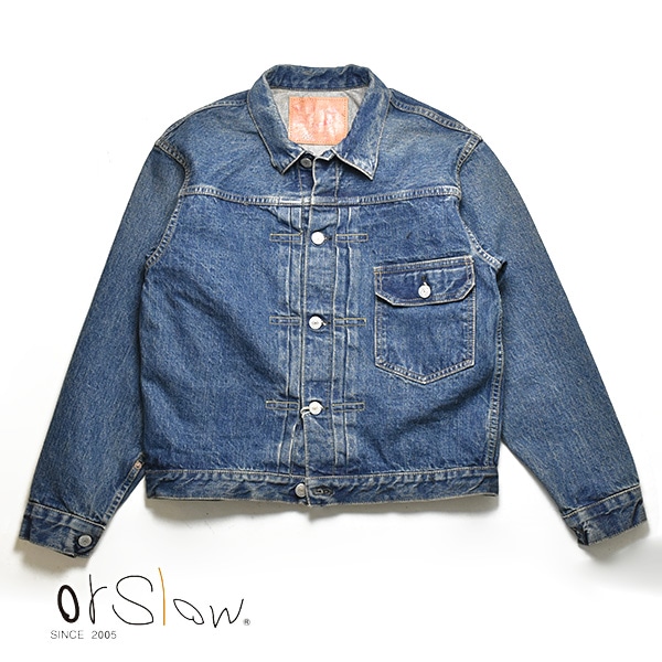 orSlow ���������� ������40's �ץ꡼�ĥե���ȥ֥륾�� 2YEARS WASH �ǥ���� �ǥ˥� ���㥱�å� 03-6011-84 ��� ��ǥ����� ��˥��å���������̵����