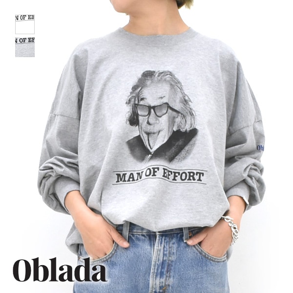 トップス CINCH Oblada UNCLE LONG TEE 25FW】Oblada オブラダ UNCLE LONG TEE プリントロングTシャツ