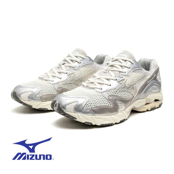 Mizuno WAVE RIDER 10 ホワイト×ベージュ×スカイブルー Mizuno WAVE RIDER 10 ホワイト×ベージュ×スカイブルー MIZUNO