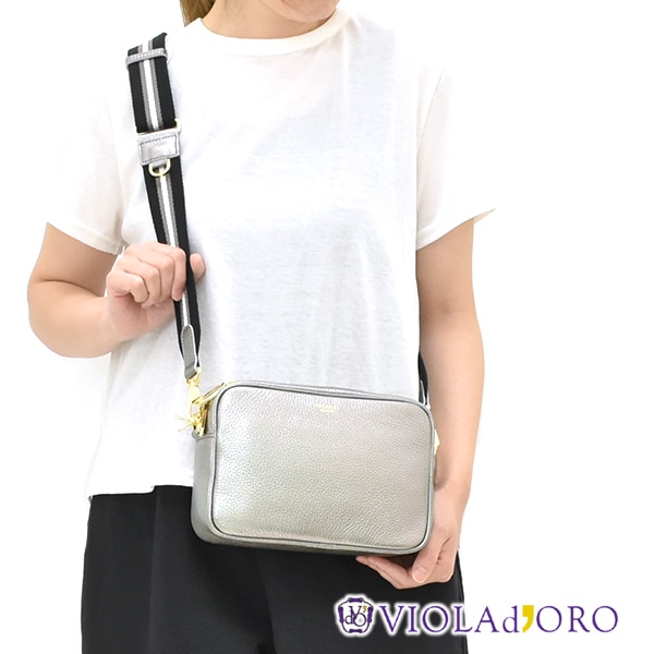 VIOLAd'ORO ヴィオラドーロ かごバッグ 2WAY ショルダー SANDRO