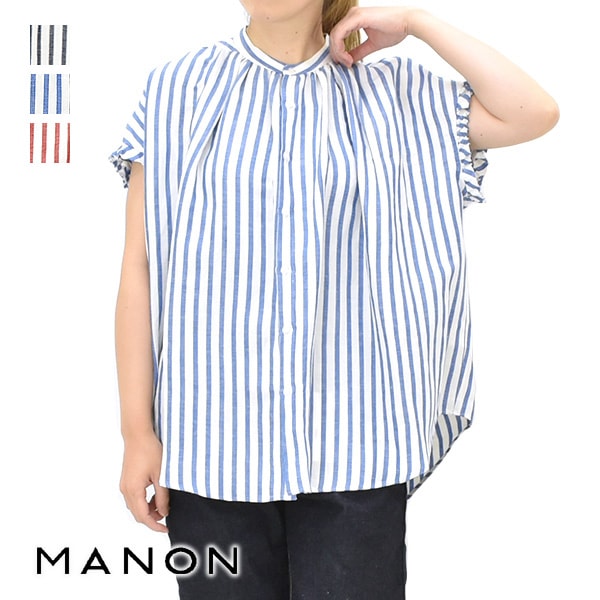 ATON（エイトン）の「【ATON/エイトン】GIZA STRIPE WASHED