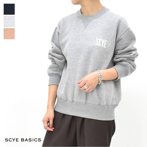 最新デザインの Scye Basics サイベーシックス フリースバックジャージー トップス