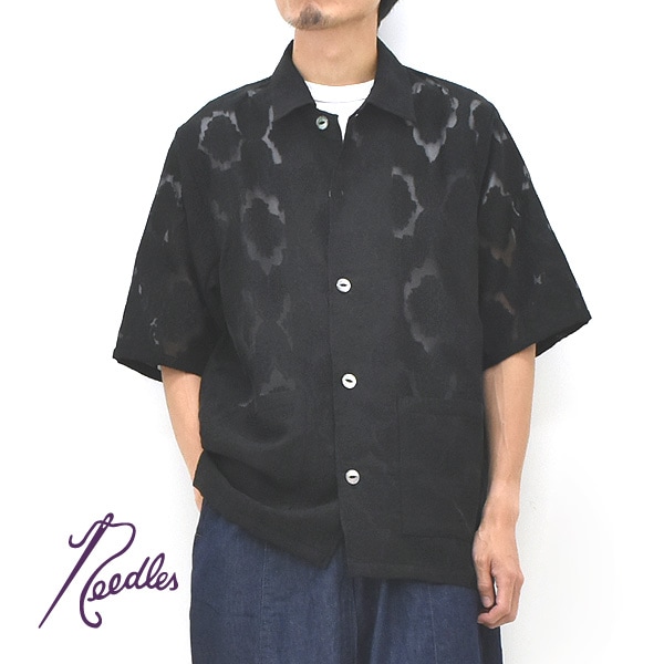 24SS】Needles ニードルズ Cabana Shirt -Poly India Jq- カバナ