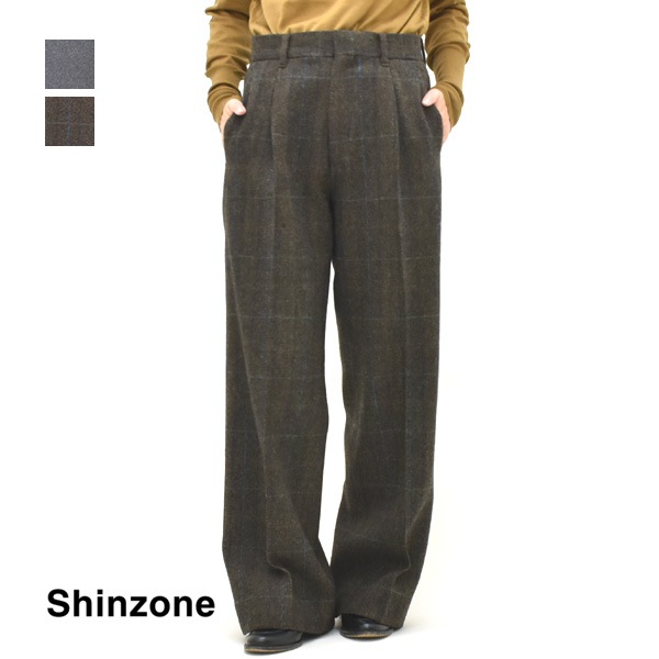 25AW】THE SHINZONE シンゾーン WOOL SEMI FLARE PANTS ウール セミ