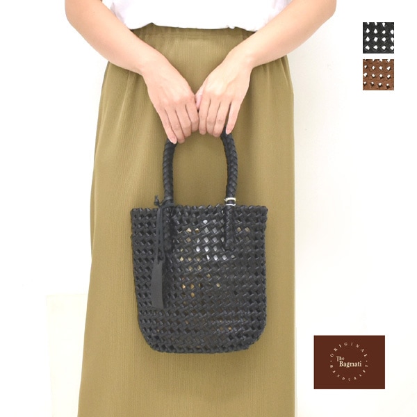 新品　Bagmati バグマティ レザーメッシュバッグ 追加》Bagmati/バグマティ レザーメッシュバッグ（トートバッグ