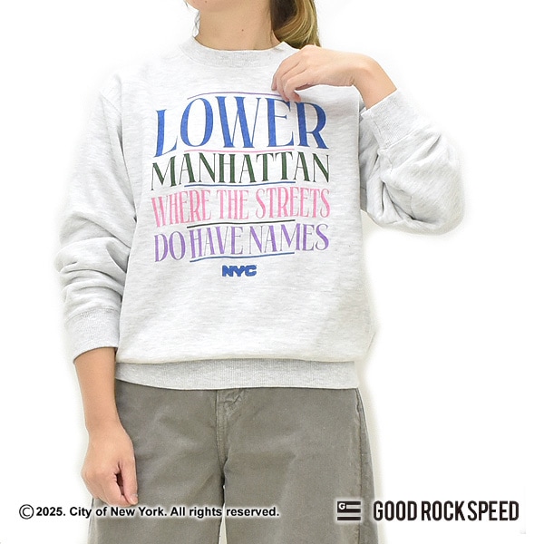 GOOD ROCK SPEED グッドロックスピード NYC LOWER スウェット