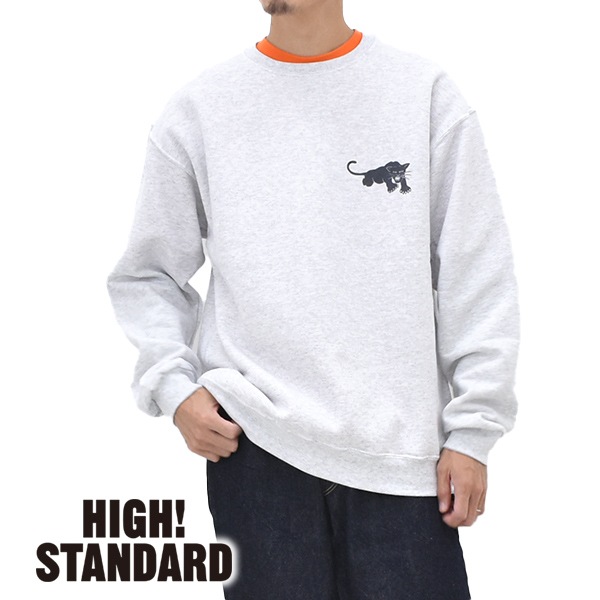 HIGH!STANDARD ハイスタンダード BLACK PANTHER SOUVENIR SWEAT SHIRT