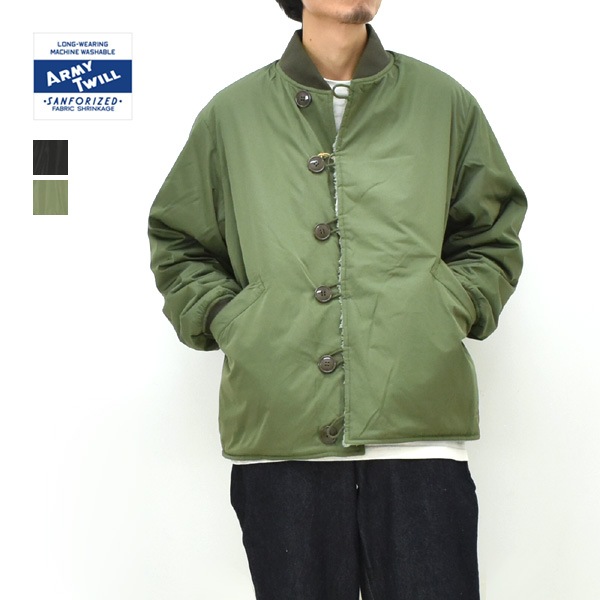 ARMY TWILL アーミーツイル リバーシブルジャケット ARMY TWILL（アーミーツイル） ジャケット LARGE アイボリー メンズ