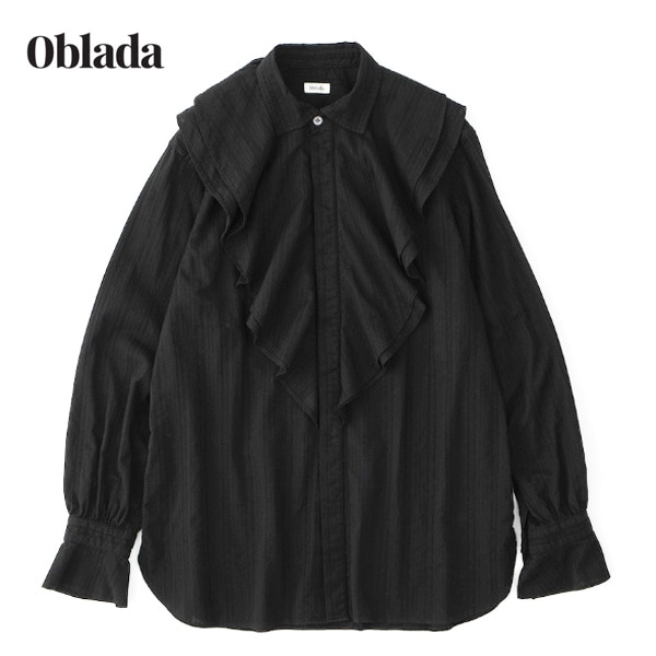26SSOblada ֥ OVER DYE RUFFLE BLOUSE С åե֥饦 S2610SH07̵ۡͽ
