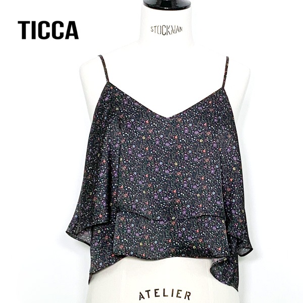 26SS】TICCA ティッカ リトルフラワープリントビスチェ TBFS-081