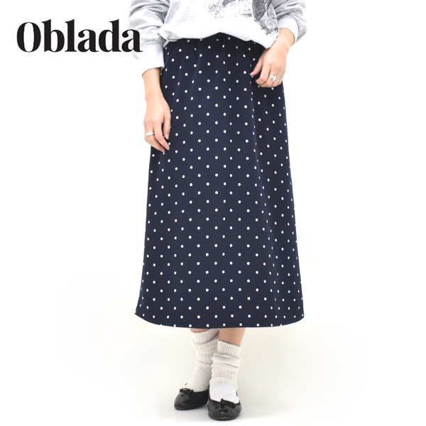 ��26SS��Oblada ���֥�� DOT EASY SKIRT �ɥå� �������� �������� S2610SK01 ��ǥ�����������̵����