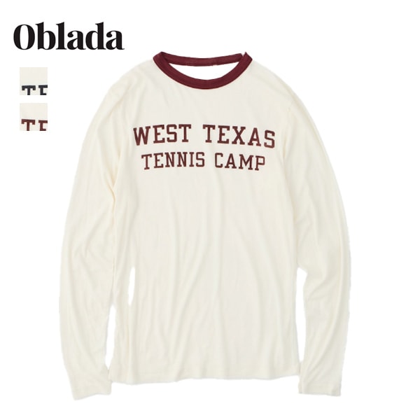 25FW】Oblada オブラダ UNCLE LONG TEE プリントロングTシャツ