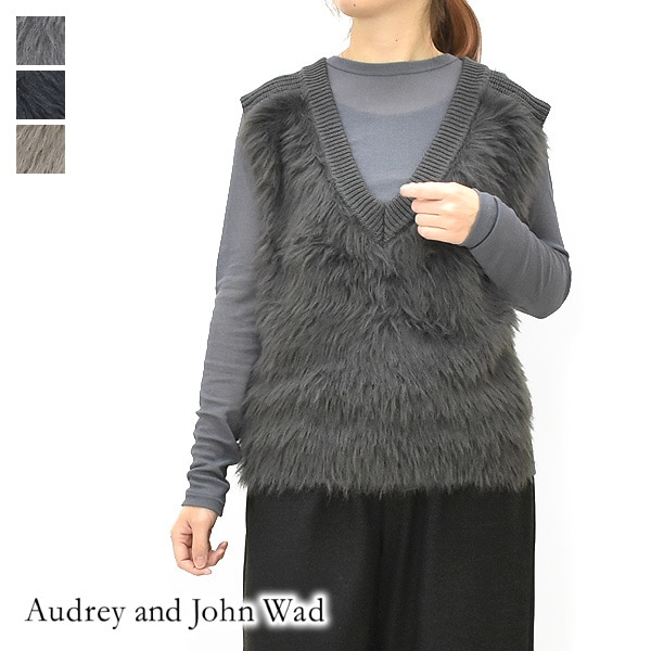 �ڥ�����/60%OFF��Audrey and John Wad �����ɥ꡼����ɥ�����å� ���㥮��V�ͥå��٥��� L5700 ��ǥ�������25-26WINTER SALE�ۡ����ʡ����Բġ�
