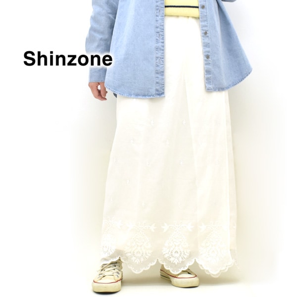 26SS】THE SHINZONE シンゾーン LACE APRON SKIRT レース エプロン