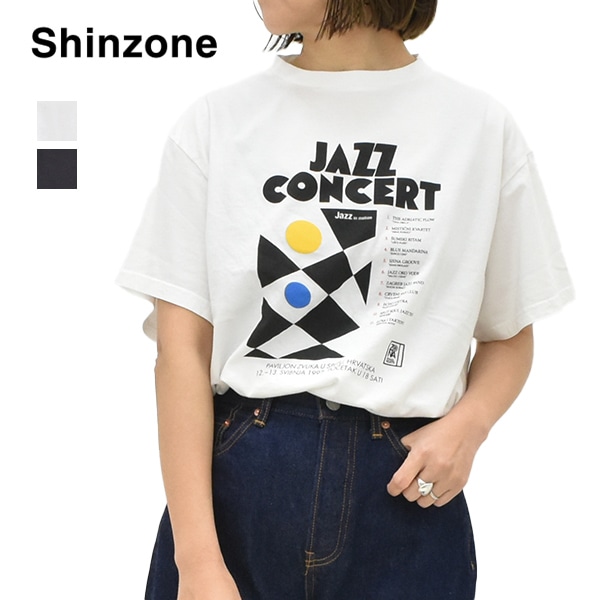 ��26SS��THE SHINZONE ���󥾡��� JAZZ CONCERT TEE ���㥺 ���󥵡��� T����� 26SMSCU09 ��ǥ�����������̵���ۡڥ���å��ݥ��Ȳġ�