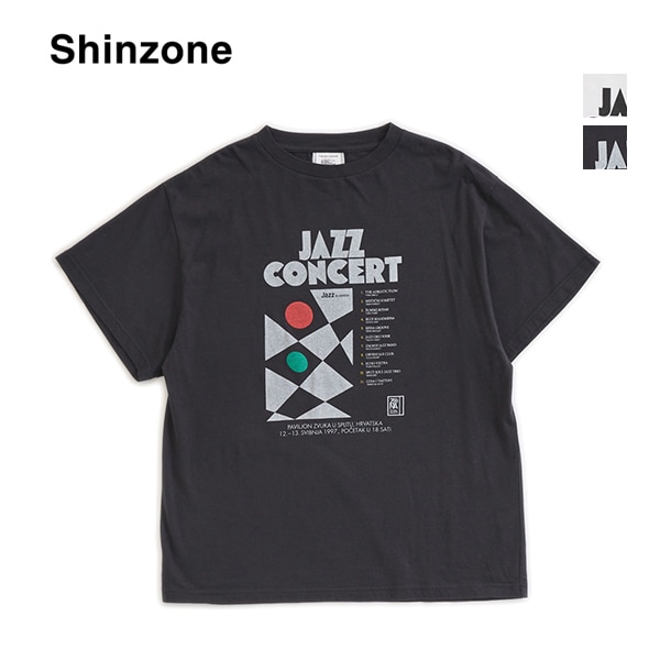 ��26SS��THE SHINZONE ���󥾡��� JAZZ CONCERT TEE ���㥺 ���󥵡��� T����� 26SMSCU09 ��ǥ�����������̵���ۡ�ͽ��ۡڥ���å��ݥ��Ȳġ�