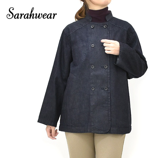 Sarah Wear サラウェア インディゴデニムコックジャケット C60271