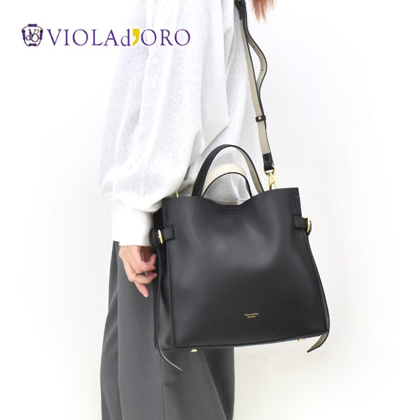 VIOLA d'ORO ヴィオラドーロ　MIRO メタリックカラー　かごバッグ VIOLAd'ORO(ヴィオラドーロ)のMIRO／メタリックカラーバスケット通販