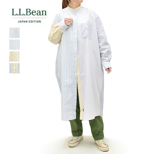 L.L.Bean Japan Edition ���륨��ӡ��� ����ѥ󥨥ǥ������ Orono Long-Sleeve Long Shirt ������ ���󥰥��꡼�� ����� ���ԡ��� 6175-3144 ��ǥ�����������̵����