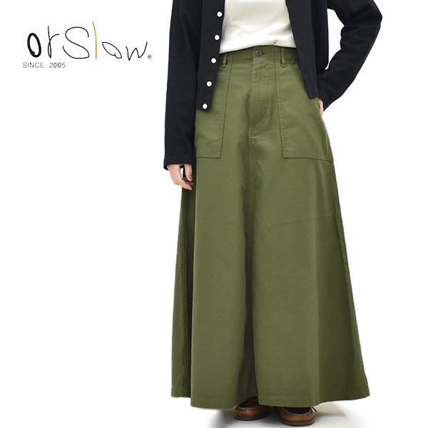 orSlow オアスロウ ファティーグ スカート U.S.ARMY FATIGUE SKIRT 00