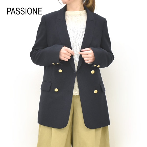 PASSIONE パシオーネ ダブルブレストジャケット 616422 レディース