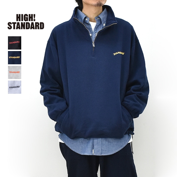 HIGH! STANDARD �ϥ�!����������� �ϡ���ZIP �������å� 7oz FUNDAMENTAL QUARTER ZIP W STRING 1008386������̵����