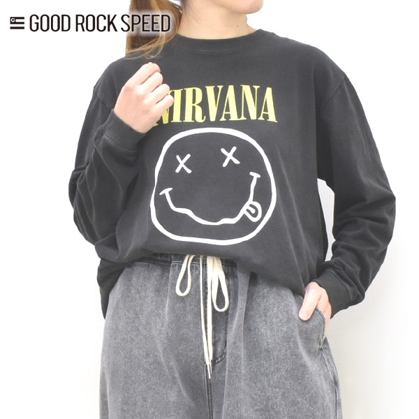 GOOD ROCK SPEED ���åɥ��å����ԡ��� NIRVANA �˥�������� ���ޥ���ץ���ĹµT����� 26NVN001W ��ǥ����� ��� ��˥��å���