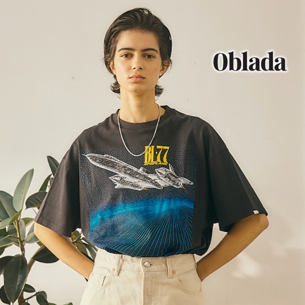 ��26SUMMER��Oblada ���֥�� ���ڡ����ץ���T����� SPACE TEE M2610CU13������̵���ۡ�ͽ��ۡڥ���å��ݥ��Ȳġ�