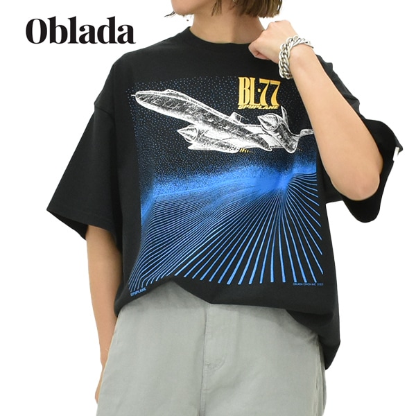 26SUMMER】Oblada オブラダ スペースプリントTシャツ SPACE TEE 26SUMMER】Oblada オブラダ スペースプリントTシャツ SPACE TEE