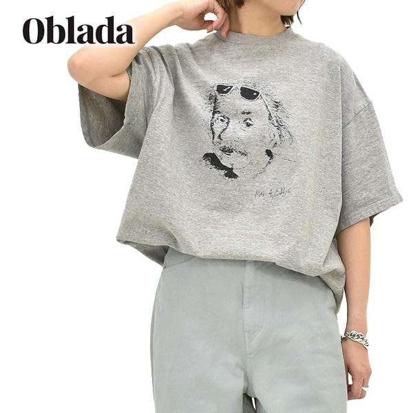 Oblada オブラダ SUNNY BOWL TEE プリントTシャツ リンガーTシャツ