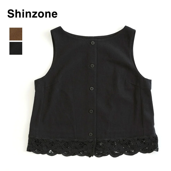��2026 SUMMER��THE SHINZONE ���󥾡��� �Хƥ�졼�� ���� BATTENBERG LACE GILET 26MMSBL03������̵���ۡ�ͽ���