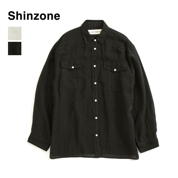 ��2026 SUMMER��THE SHINZONE ���󥾡��� ��ͥ󥦥������󥷥�� LINEN WESTERN SHIRT 26MMSBL05������̵���ۡ�ͽ���