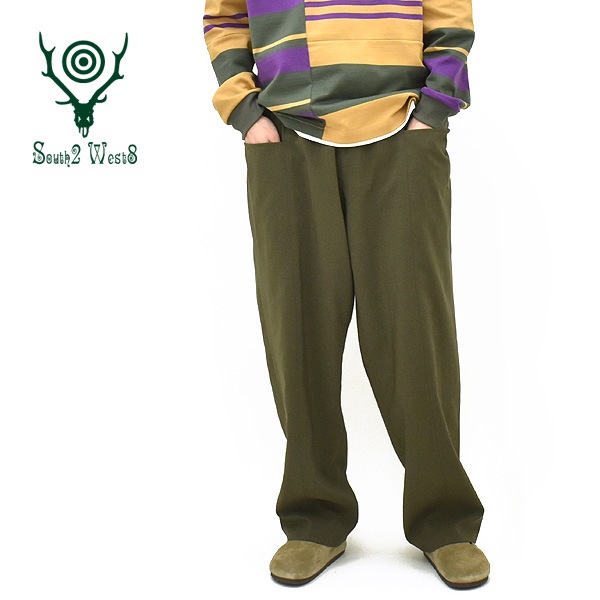 South2 West8 ワークパンツ カーキ Lサイズ South2 West8 サウスツーウエストエイト Army String Pant アーミー