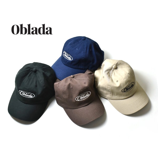 Oblada オブラダ OVAL LOGO CAP オーバル ロゴ キャップ M2610IT10