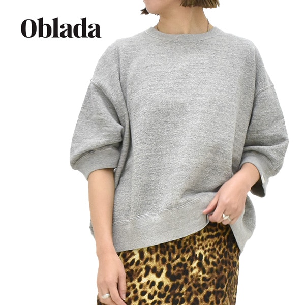 Oblada ���֥�� BLANK H/S SWEAT �ϡ��ե��꡼�� �������å� M2610CU12 ��ǥ����� ������̵����