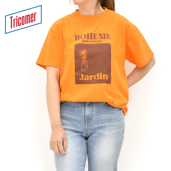 TRICOMER トリコメル BOTANIQUE B プリント スタッフTシャツ TRC-VTG