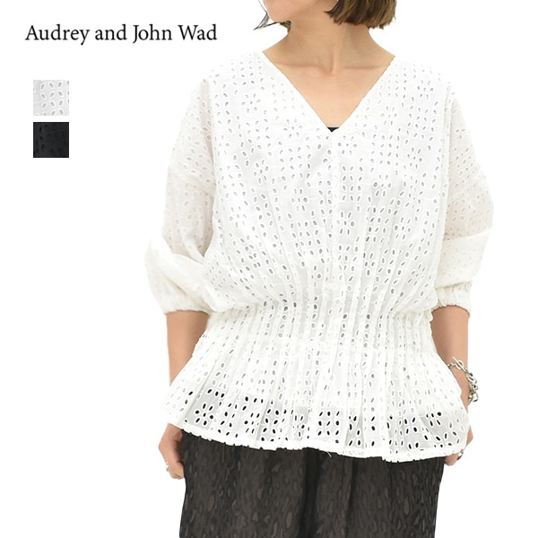 �ڡ�10%OFF�����ݥ��оݡۡڥ�����/40%OFF��Audrey and John Wad �����ɥ꡼����ɥ�����å� �������ȥ��㡼��󥰥֥饦�� L6111 ��ǥ�����������̵���ۡ�26 SUMMER SALE�ۡ����ʡ����Բġ�