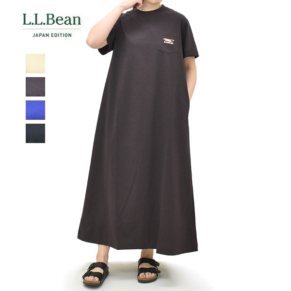 L.L.Bean Japan Edition ���륨��ӡ��� ����ѥ� ���ǥ������ Carmel Short-Sleeve Dress ������� ���硼�ȥ��꡼�� �ɥ쥹 ���ԡ��� 6275-4145 ��ǥ�����