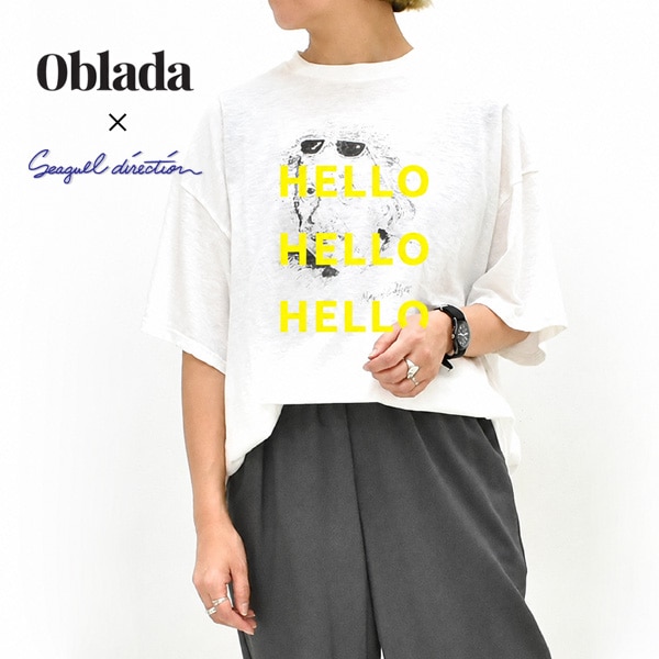 ��������Oblada ���֥�� UNCLE HELLO TEE ���󥯥� �ϥ��� T����� F2699CU07������̵���ۡڥ���å��ݥ��Ȳġ�