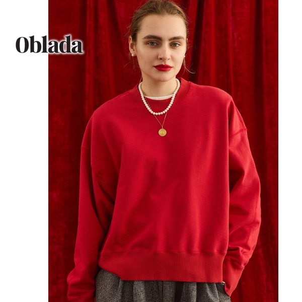 Oblada オブラダ BLANK H/S SWEAT ハーフスリーブ スウェット
