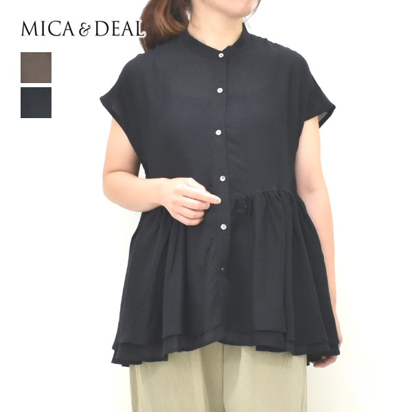 �ڥ�����/30%OFF��MICA&DEAL �ޥ�������ɥǥ����� ����ɥ�ͥ󥮥㥶���ե������꡼�֥֥饦�� 0126201163 ��ǥ�����������̵���ۡ�26 SUMMER SALE�ۡ����ʡ����Բġ�