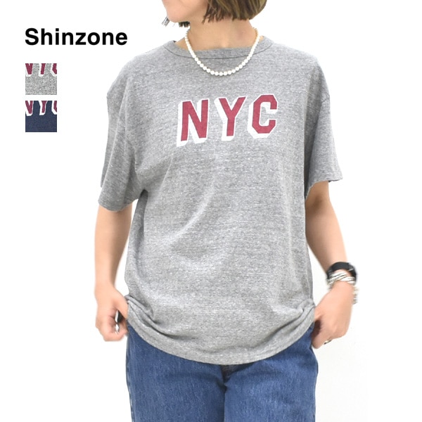 THE SHINZONE ���󥾡��� 25��ǯ��ǰ NYC TEE �ץ���T����� 26AMSCU13 ��ǥ�����������̵���ۡڥ���å��ݥ��Ȳġ�