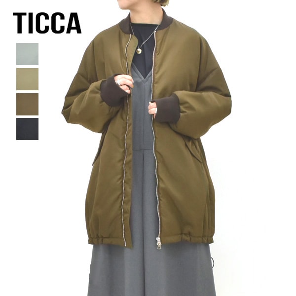 ��26AW��TICCA �ƥ��å� �ߥɥ�MA-1 �֥륾�� TBFA-012 ��ǥ�����������̵����