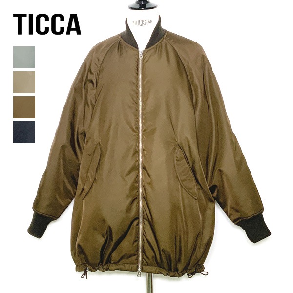 トッカ♡ブルゾン 26AW】TICCA ティッカ ミドルMA-1 ブルゾン TBFA-012 レディース【送料