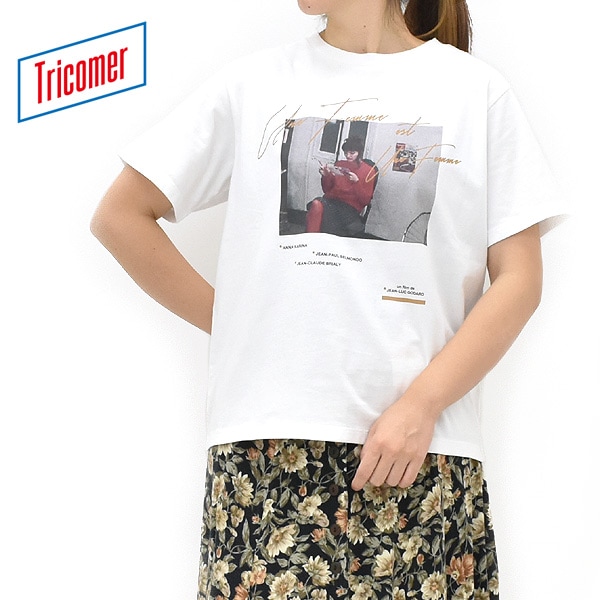 TRICOMER �ȥꥳ��� UNE FEMME EST FEMME1 �ǲ�T �ե��ȥץ��� ����ե��å�T����� Ⱦµ TRC-JLG-263005 ��ǥ������ڥ���å��ݥ��Ȳġ�