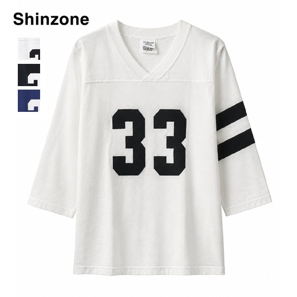 ��26AW��THE SHINZONE ���󥾡��� 33 FOOTBALL TEE �ʥ�С�33�եåȥܡ���T����� ��ʬµ V�ͥå� 26MMSCU20 ��ǥ�����������̵���ۡڥ���å��ݥ��Ȳġۡ�ͽ���