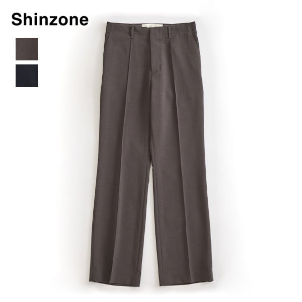 ��26AW��THE SHINZONE ���󥾡��� DOUBLE CLOTH STRAIGHT PANTS ���֥륯�������ȥ졼�ȥѥ�� 26AMSPA04 ��ǥ�����������̵���ۡ�ͽ���