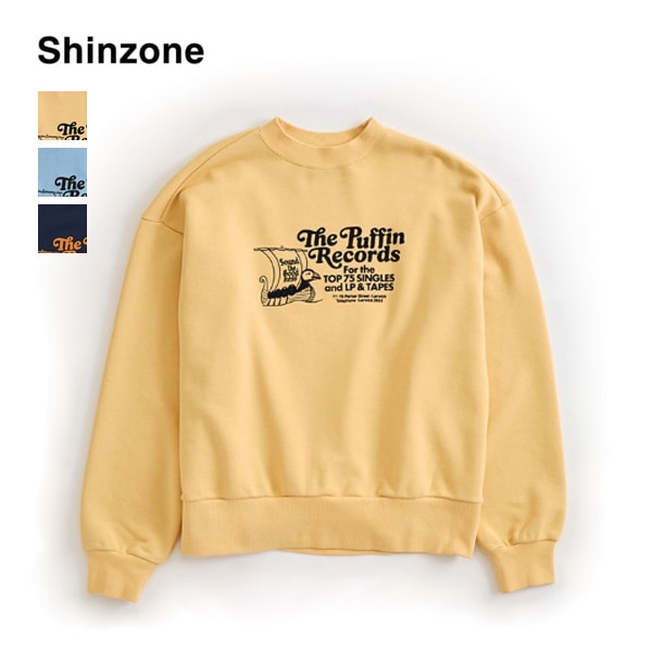 ��26AW��THE SHINZONE ���󥾡��� The Puffin Records SWEAT SHIRT ����ե��å��ץ��ȥ������å� Ĺµ �ȥ졼�ʡ� 26AMSCU09 ��ǥ�����������̵���ۡ�ͽ���